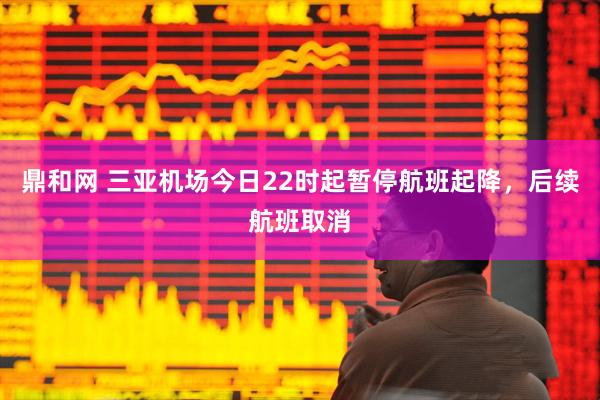 鼎和网 三亚机场今日22时起暂停航班起降，后续航班取消