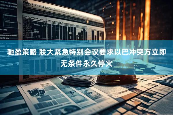 驰盈策略 联大紧急特别会议要求以巴冲突方立即无条件永久停火